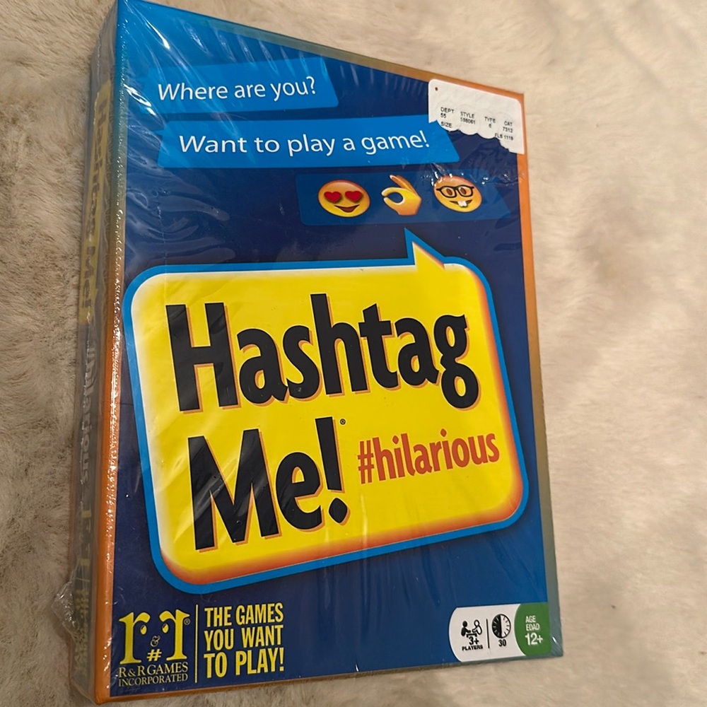 Hashtag Me Card Game NWT